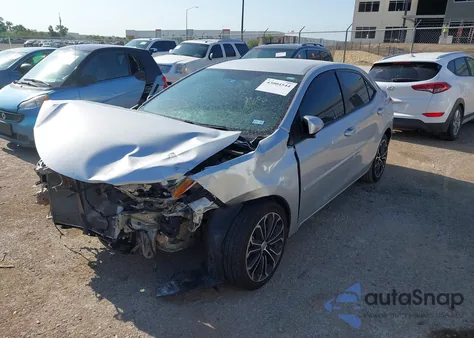 2014 Toyota Corolla S Plus from USA, damaged, VIN 5YFBURHE7EP101079